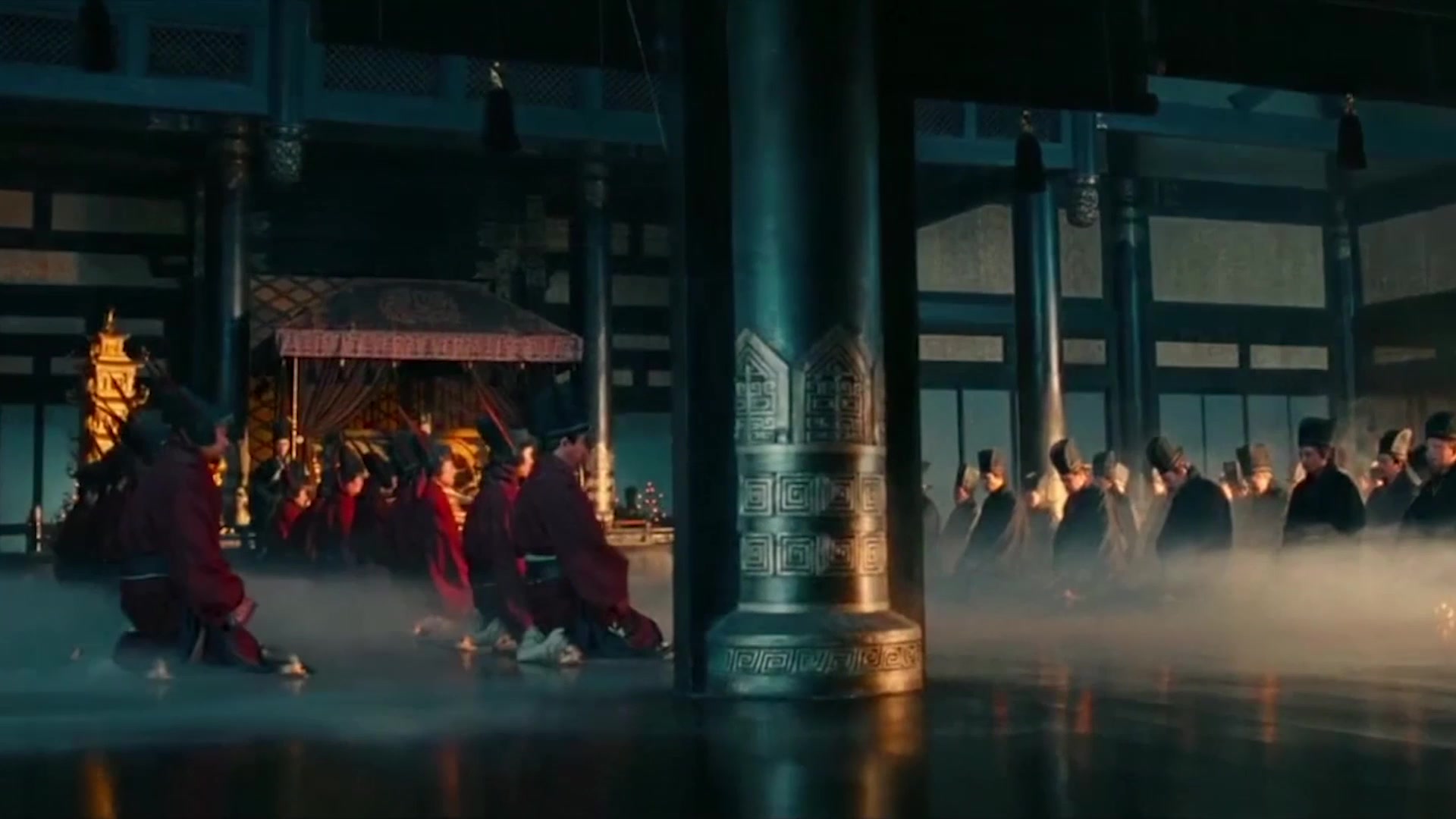 党政素材丝绸之路路线图古代皇宫皇宫大臣商队送视频高清视频素材