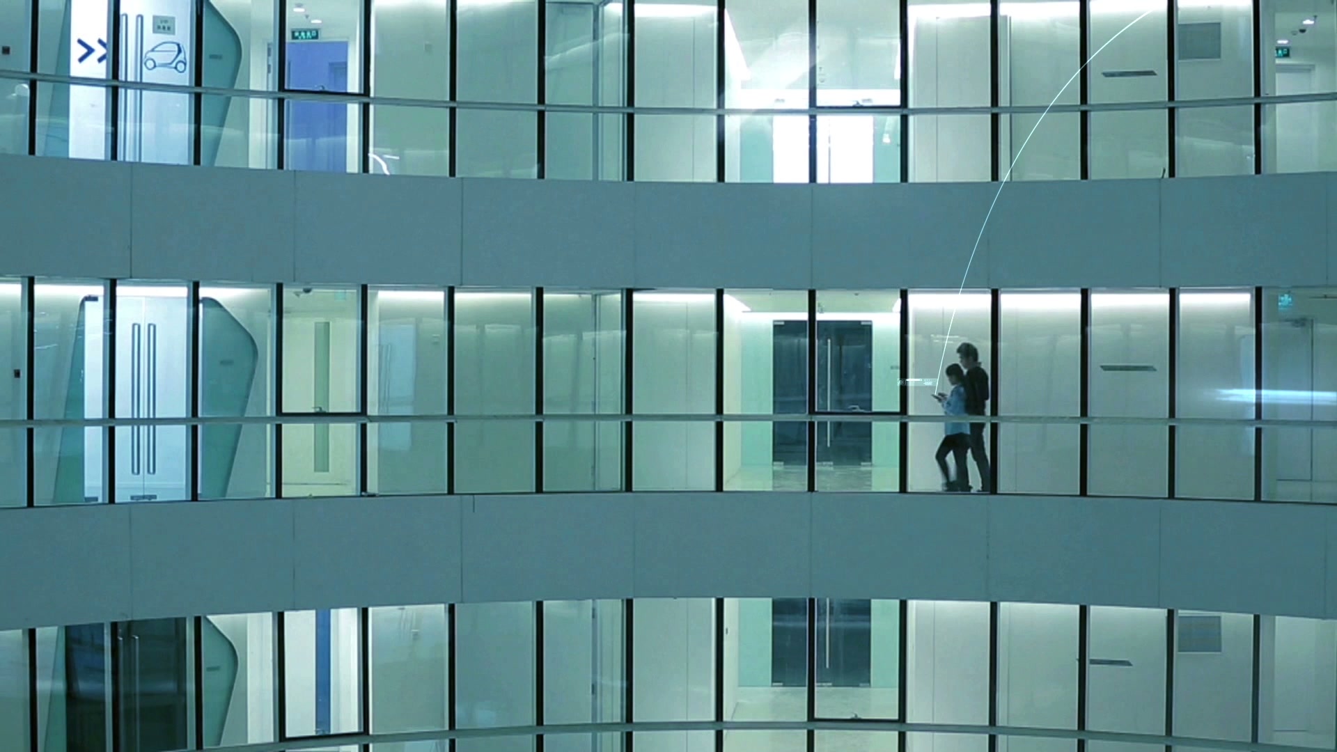 震撼高科技城市光效穿梭飞越镜头