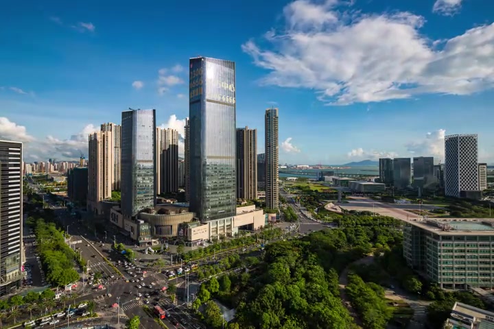 高清深圳宝安区中心壹方城广场