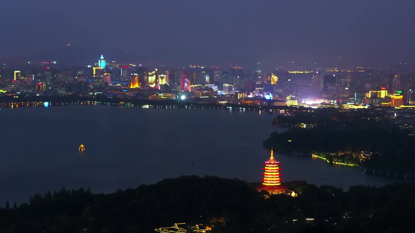 杭州夜景.