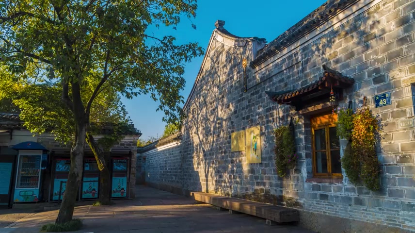 宁波城市风光延时摄影镜头