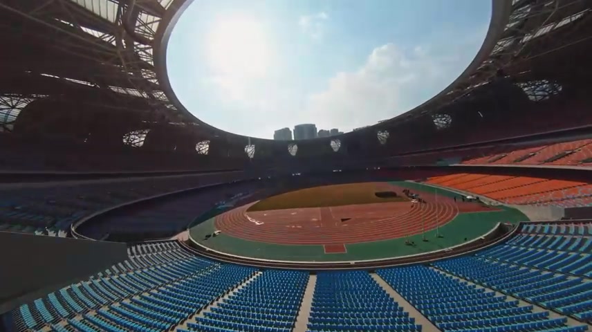 杭州奥体中心一镜到底