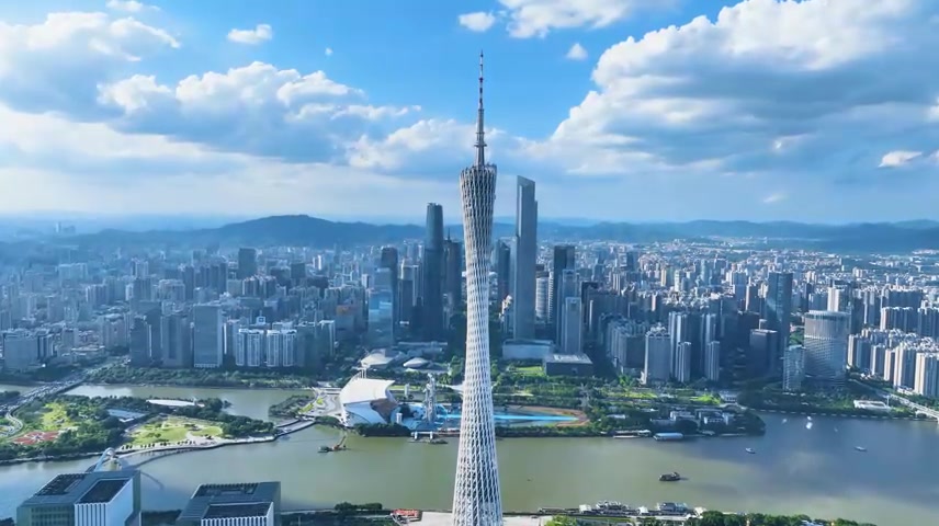 广州航拍【白天+日出】