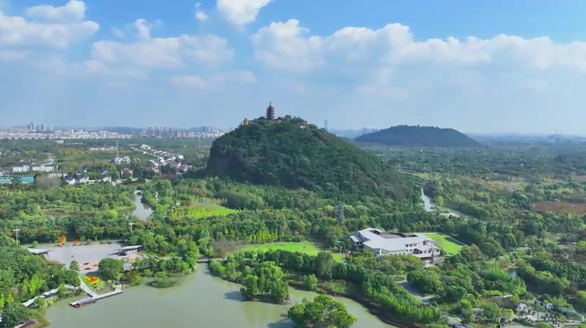 南通城市风光航拍