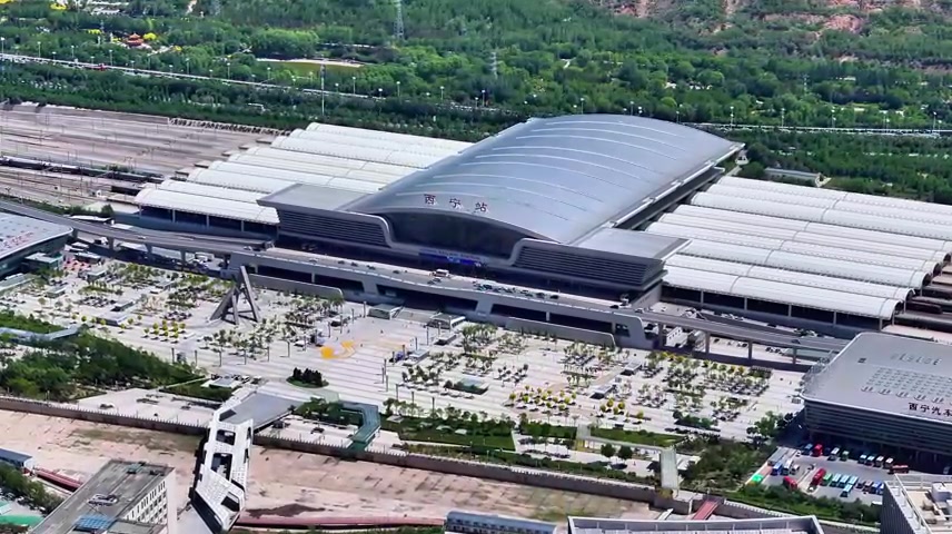 航拍西宁地标建筑震撼宣传片.