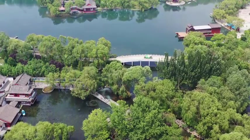 济南山东济南百脉泉风光