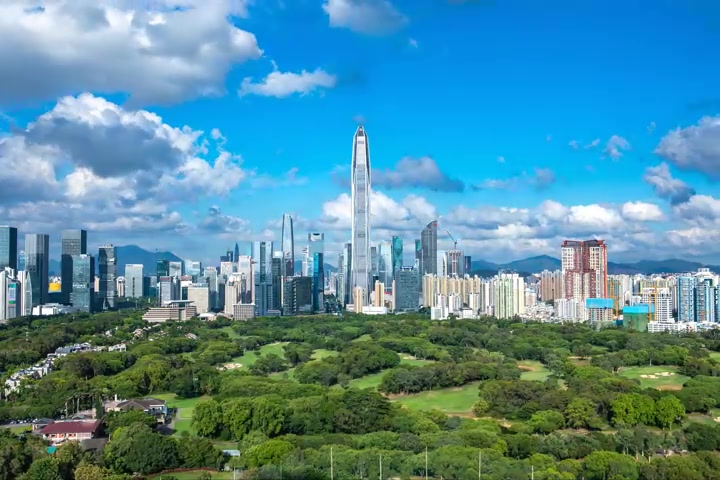 深圳城市最高楼平安大厦延时