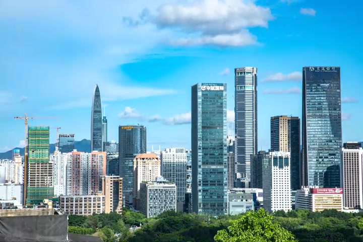 深圳城市福田区罗湖区建筑发展