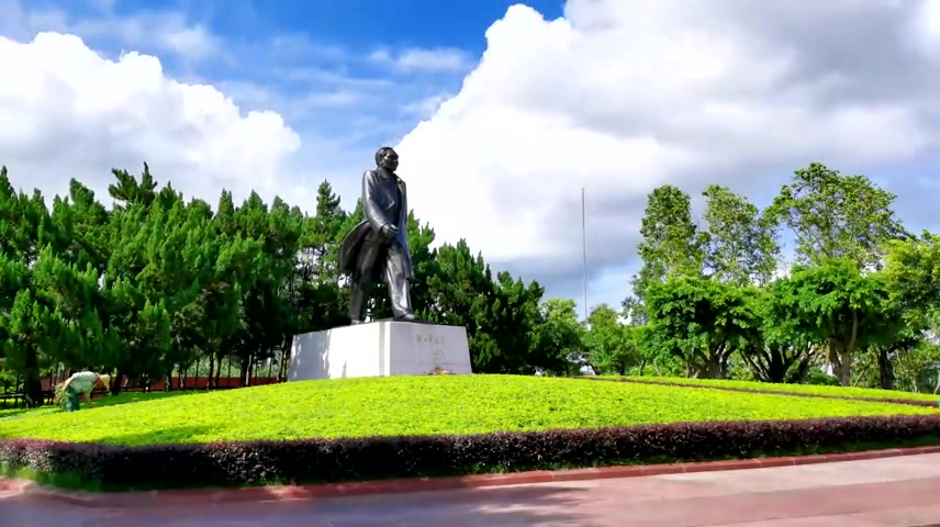 深圳改革开放总工程师邓小平同志雕像延时