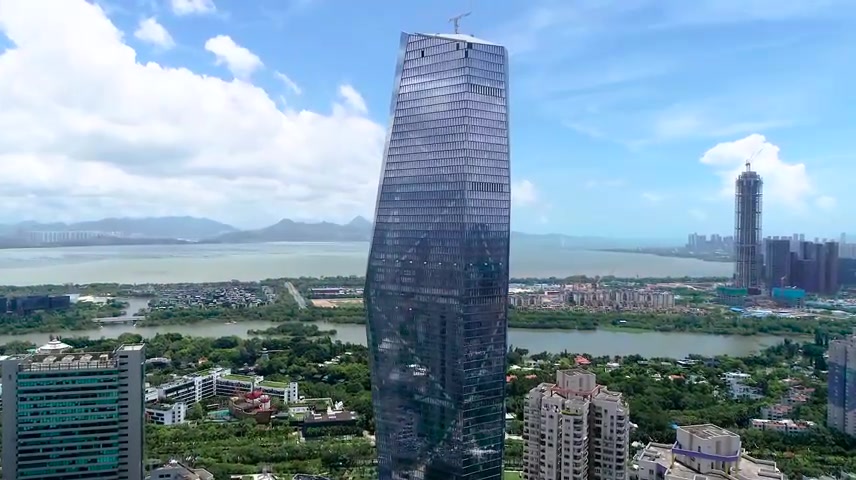 深圳华侨城大厦航拍
