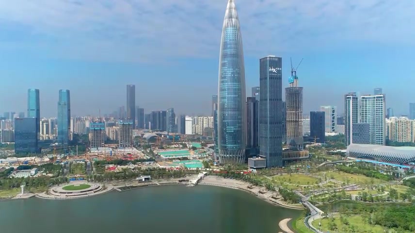 深圳华润春笋总部大楼航拍