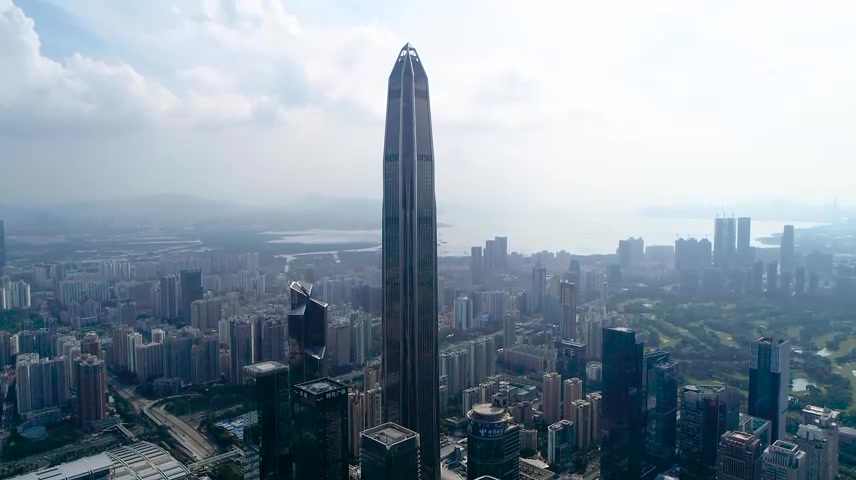 深圳市民中心航拍