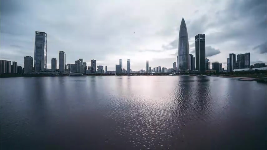 深圳湾城市风光延时摄影