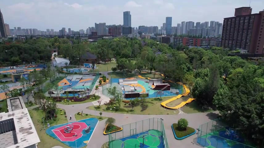 成都新华公园电信大楼高清