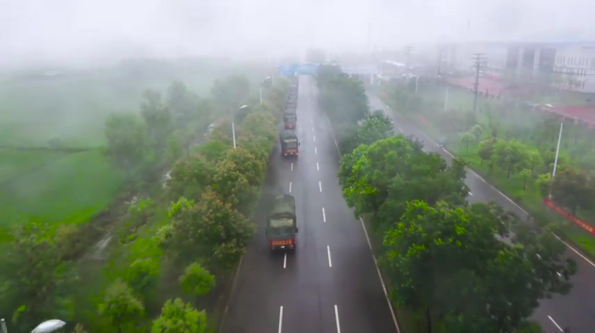 军队、武警、消防出动