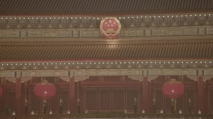 天安门升旗仪仗队.