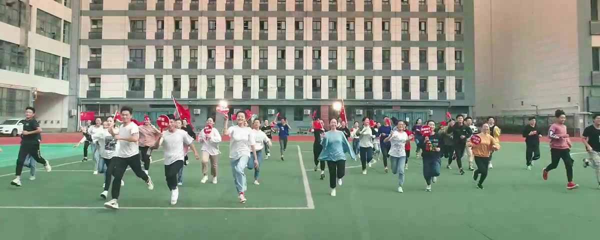 五四青年节奔跑的青年国庆节