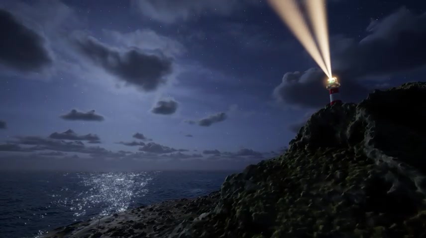 灯塔海岛灯塔大海灯塔