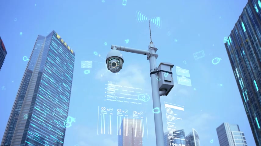 城市安防摄像头监控摄像头交通监控