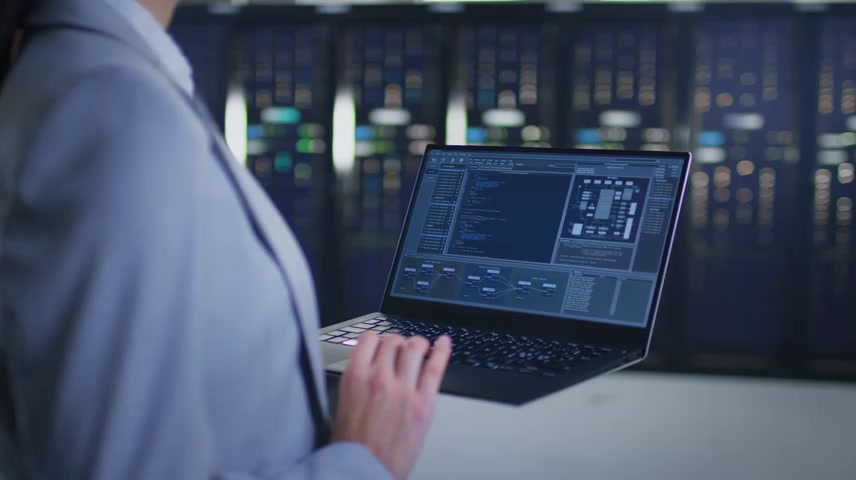 一位专家正在进行维护工作.