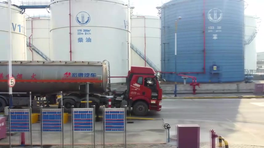 油罐车装载