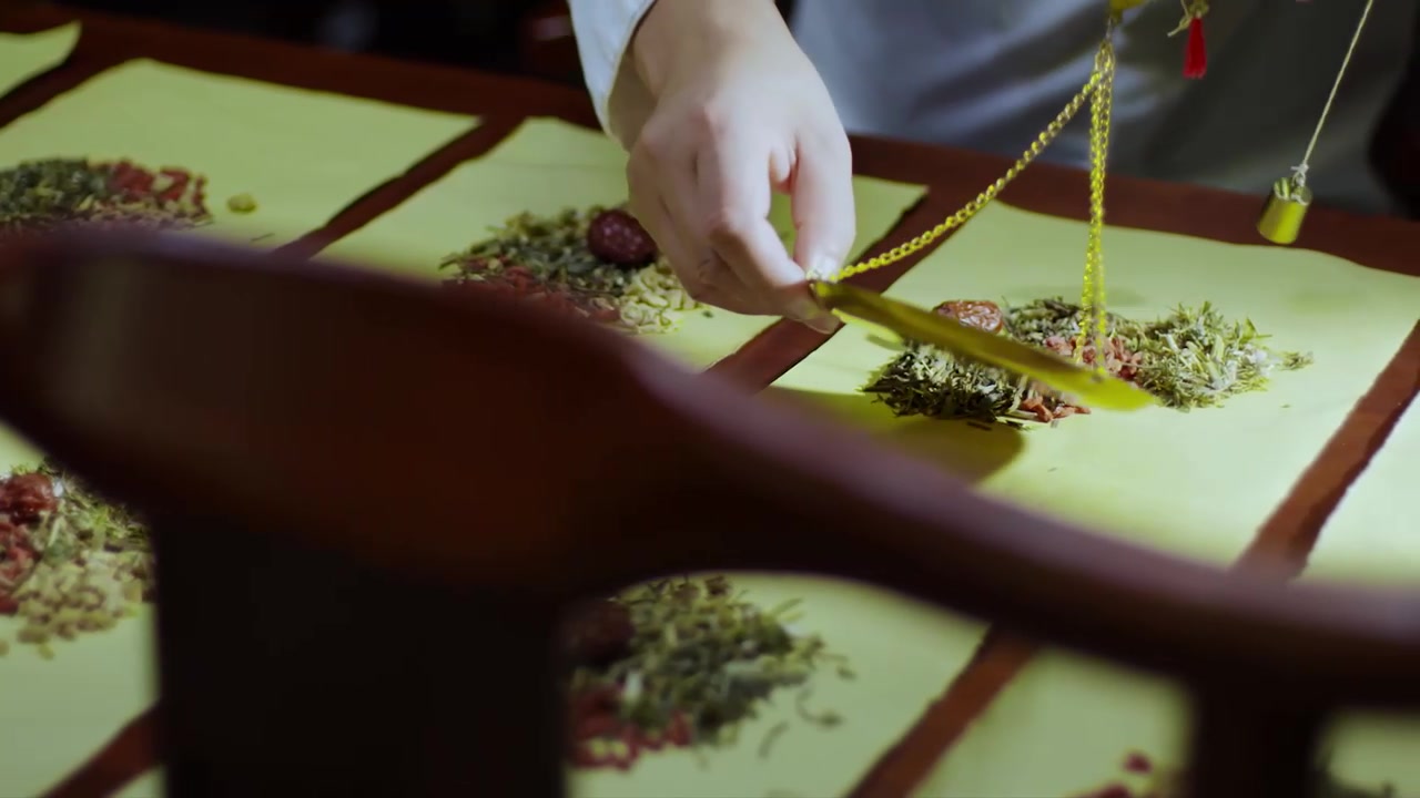 中医 中医院药馆素材中药