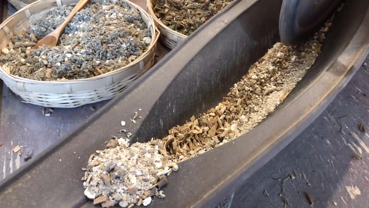 中医手磨中草药药材