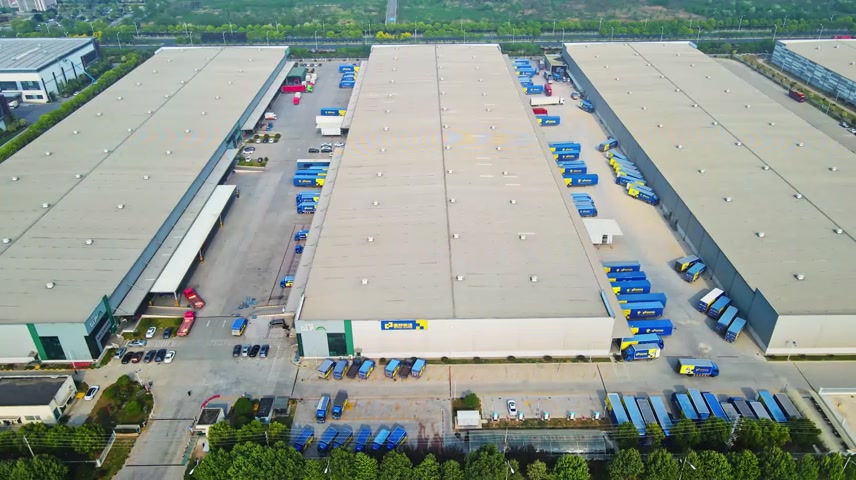 仓储智慧物流快递物流运输仓储配送跨镜电商.