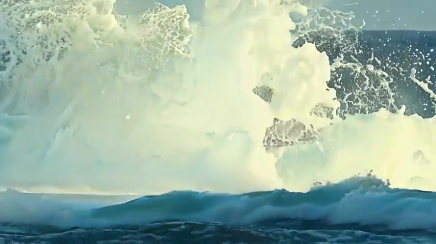 海洋海浪海水大合集水源大海力量龙卷风航海