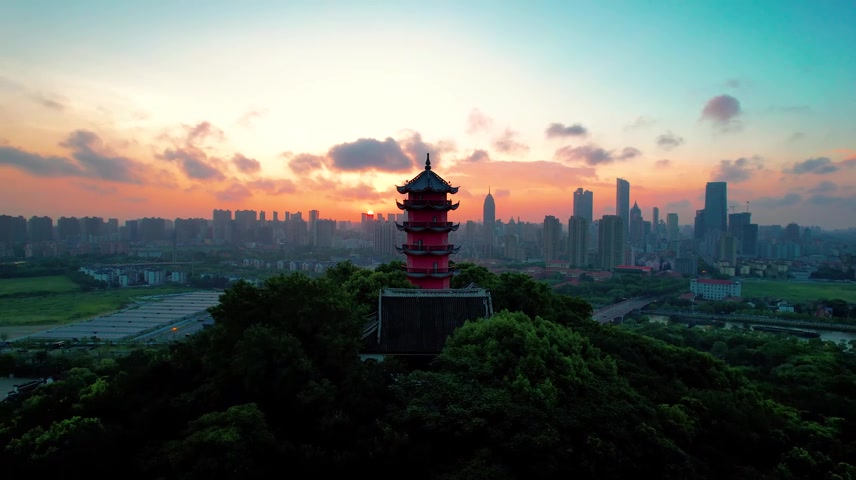 无锡龙光塔日出