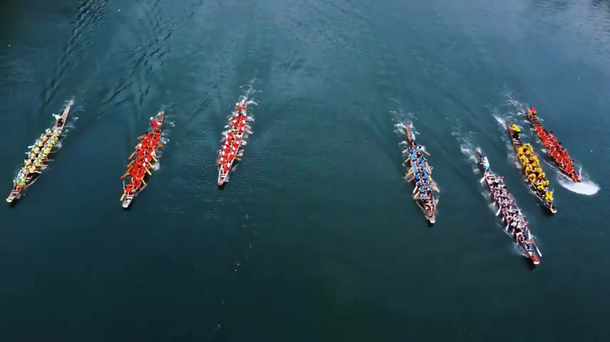 龙舟比赛划船比赛赛龙舟端午赛龙舟