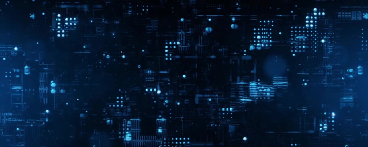 超宽屏电子科技背景